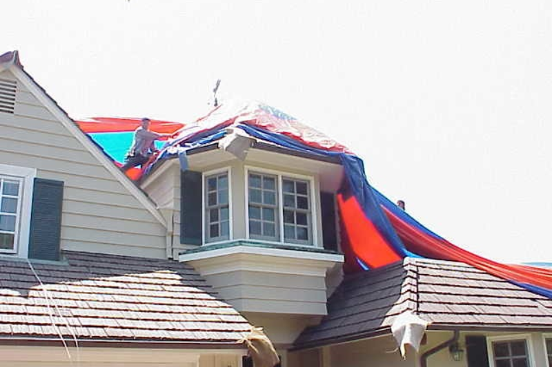How to Tarp a Leaking Roof A StepbyStep Guide KTM Roofing Boston